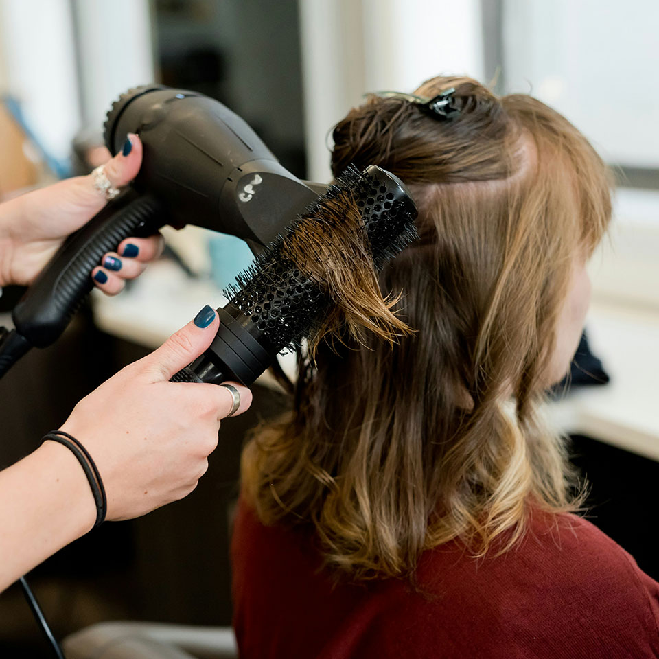 Professional hair and beauty services at AMB Studio